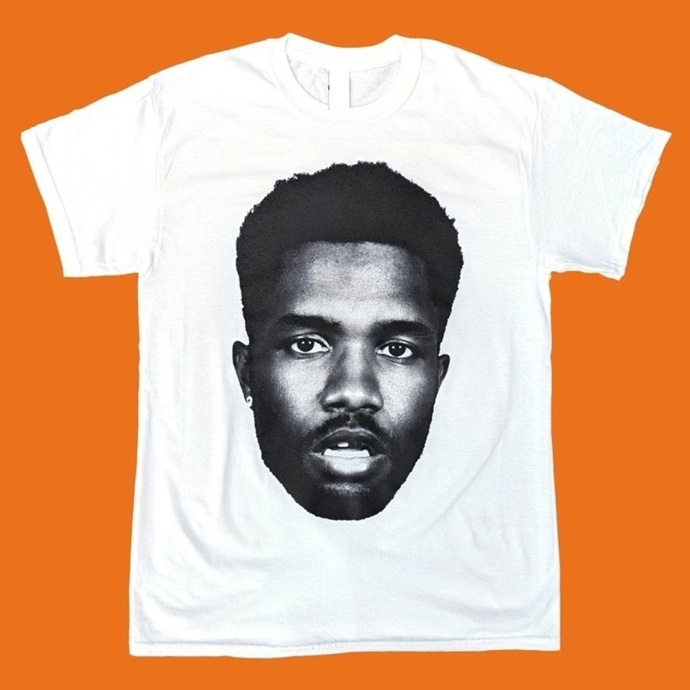 Frank Ocean Face Screenprinted T-Shirt